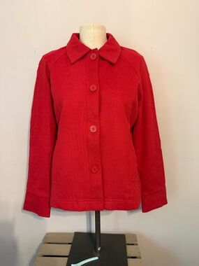 Dialogue Women's Vibrant Red Blazer